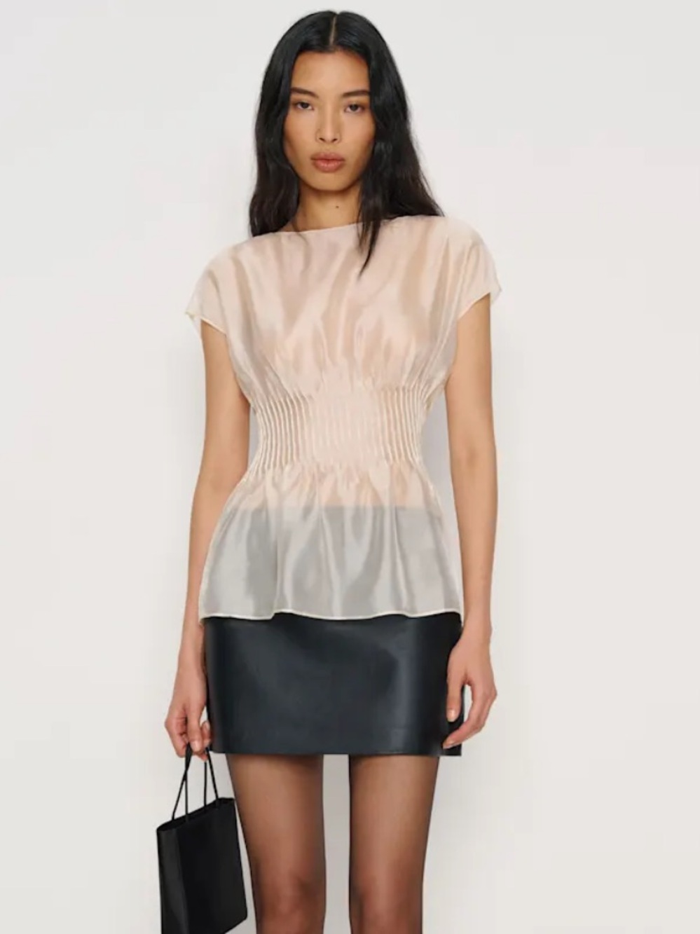 Reformation Yasmin Top Ivory
